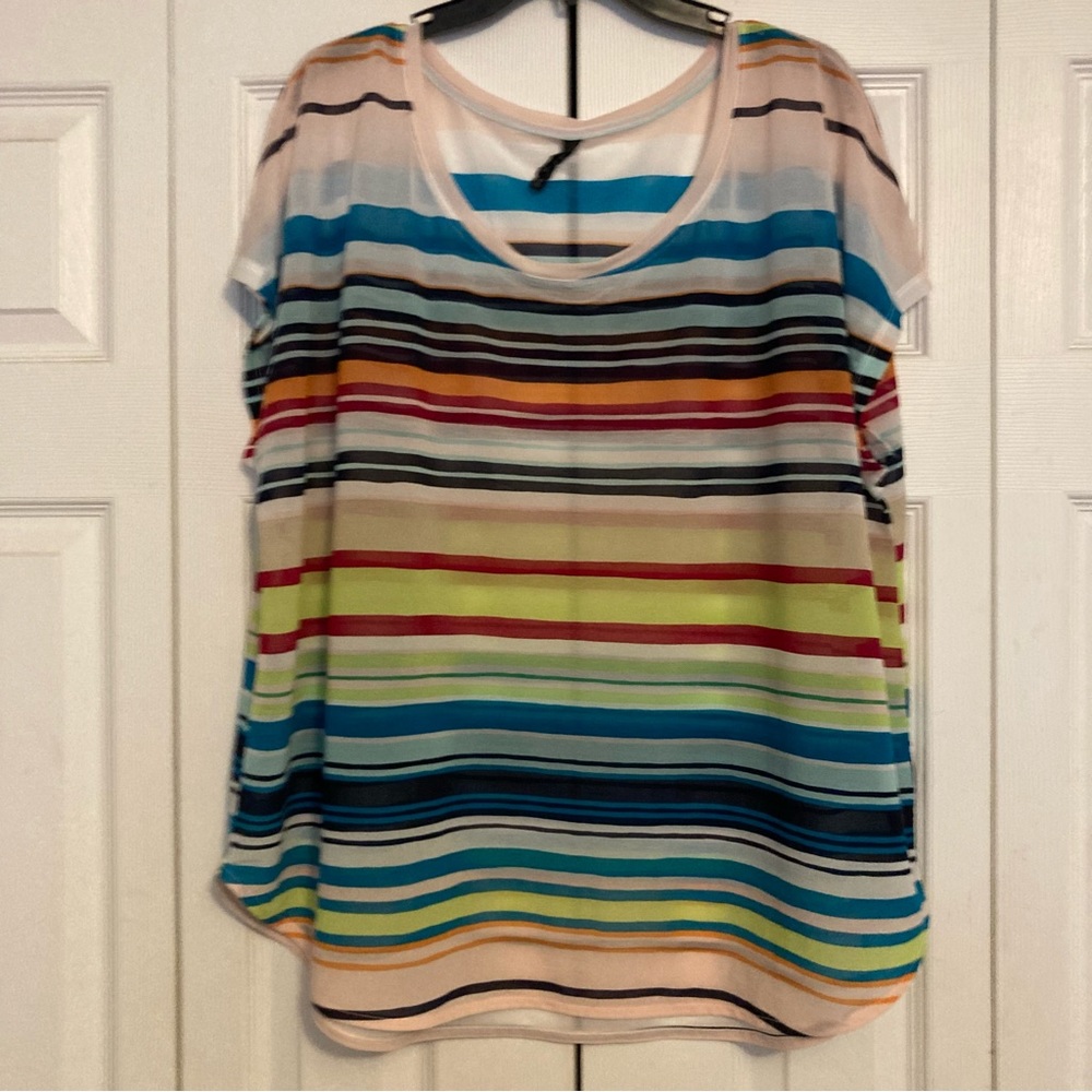 Lane Bryant sheer blouse 14/16 1XL